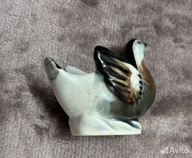 Солонка «Утка» Казарка зик Конаково СССР