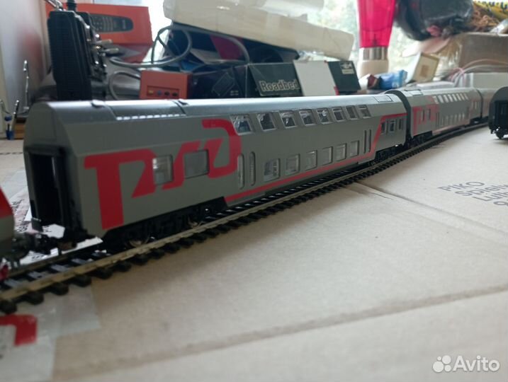 Поезд ржд 1/87 piko