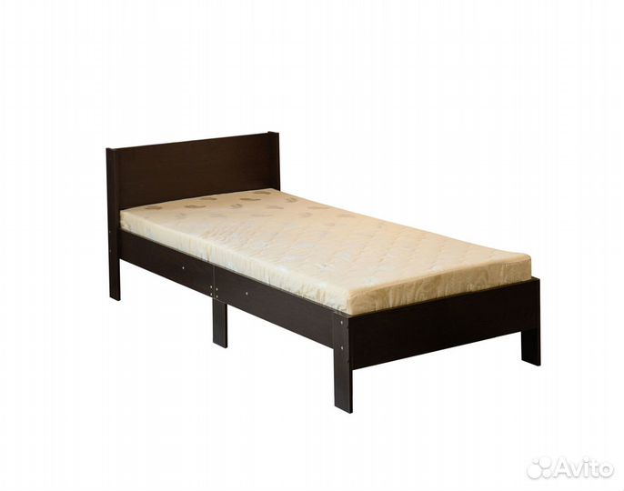 Кровать односпальная Венге