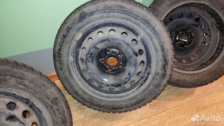 Зимние колеса r15 185 60 5*100 polo sedan