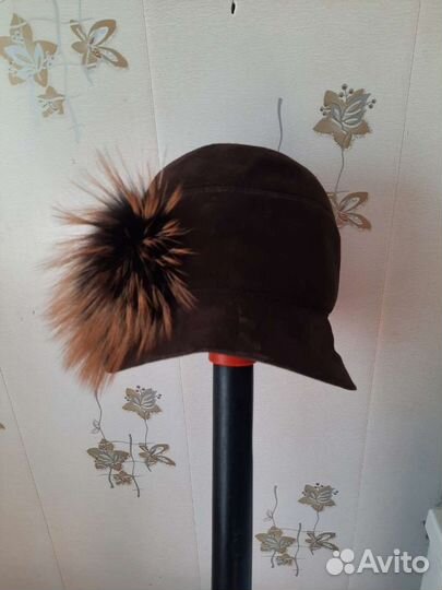 Натуральная замшевая шляпа