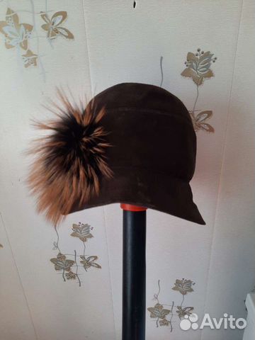 Натуральная замшевая шляпа