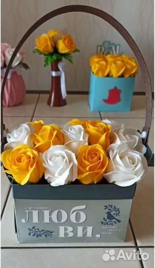 Букет цветов, ручная работа