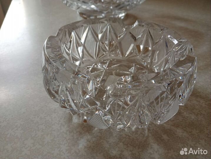 Хрустальная пепельница