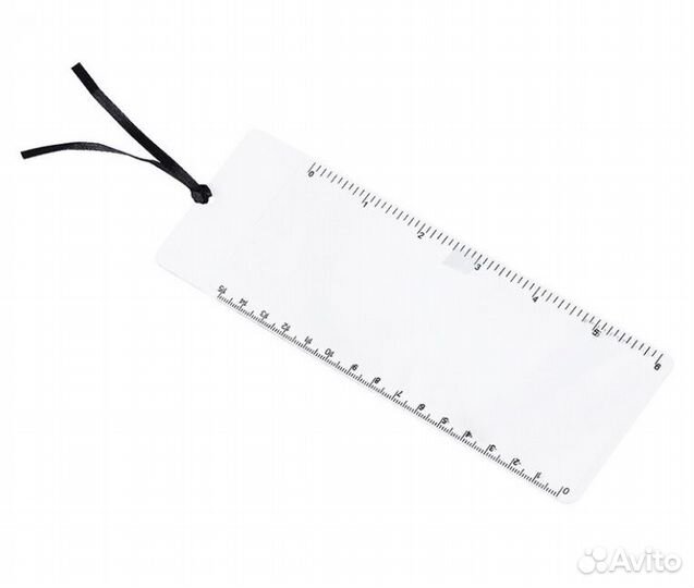 Новая лупа Френеля 3Х линейка-закладка вмест очков