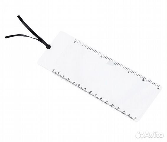 Новая лупа Френеля 3Х линейка-закладка вмест очков