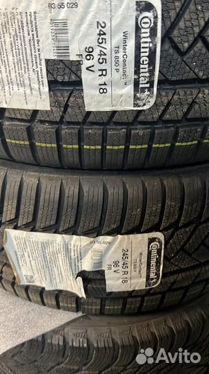 Continental WinterContact TS 850 P 275/40 R18 и 245/45 R18