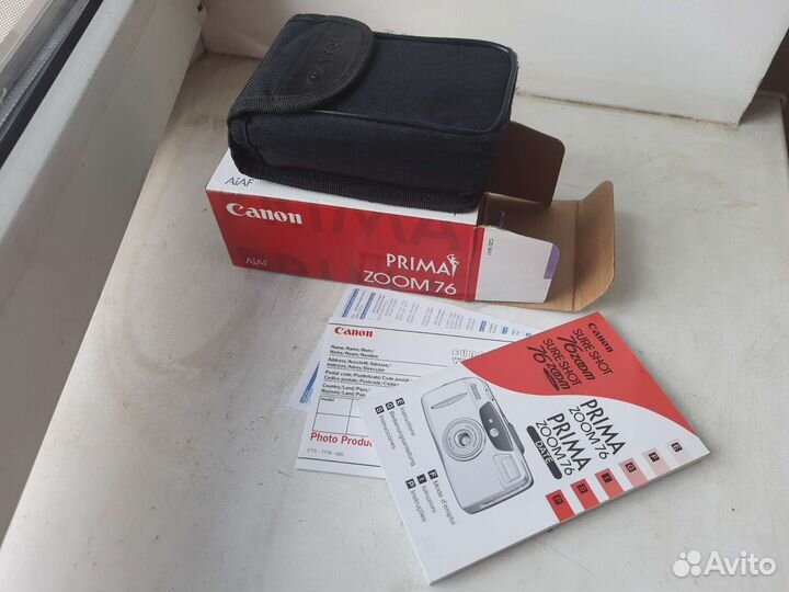 Пленочный фотоаппарат canon prima