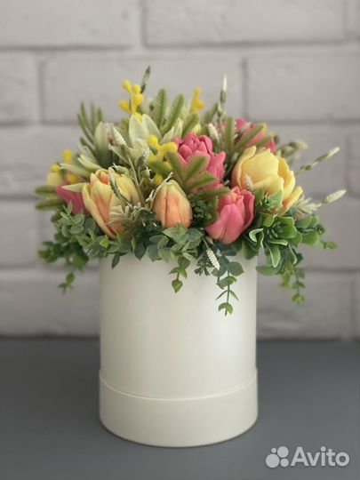 Букет цветов из мыла