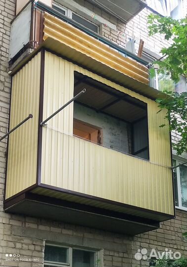 Балконы внутренняя отделка