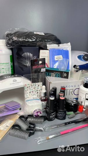 Набор для маникюра начинающего мастера, большой