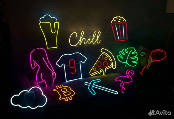 Неоновая вывеска на заказ