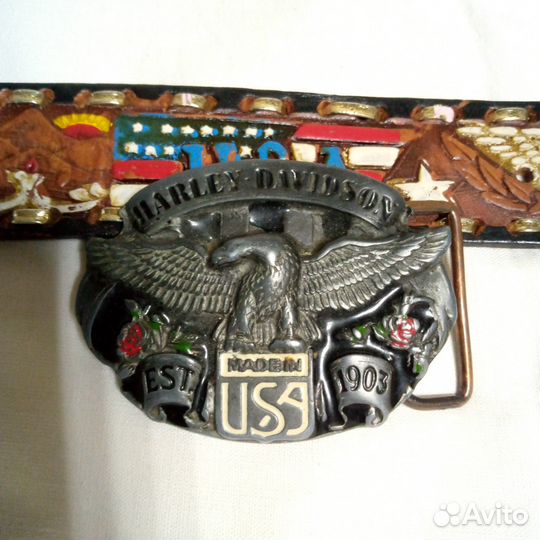 Пряжка Harley Davidson Сделана в США