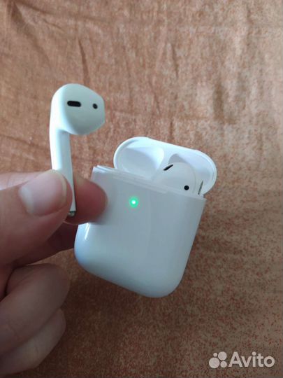 Беспроводные наушники Реплика Airpods + Lightning