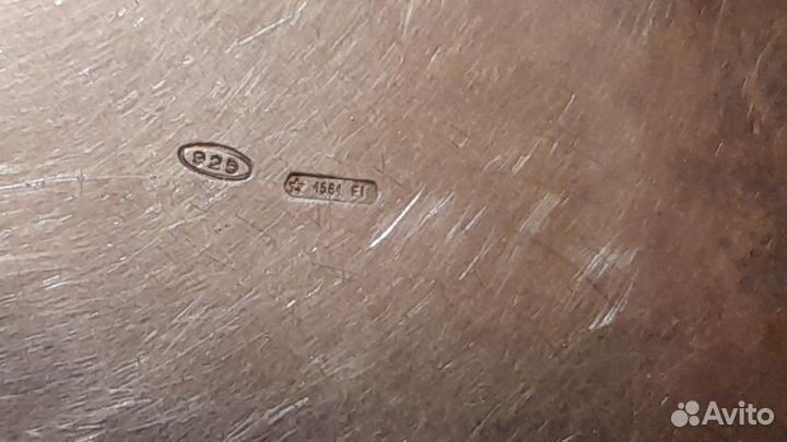 Пудренница СССР серебренная