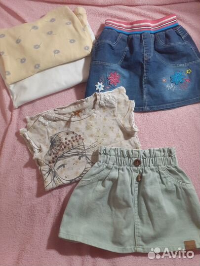 Вещи пакетом для девочки 104 110