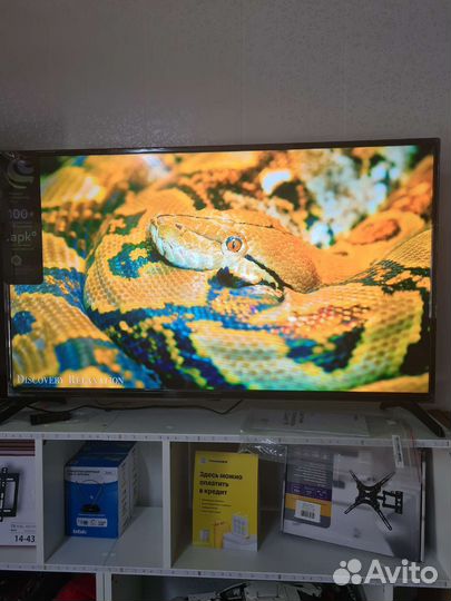 Новые прошитые Smart телевизоры (109см) (Беларусь)