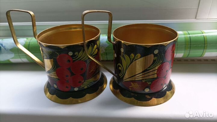 Кружки керамические, подстаканники, стаканы