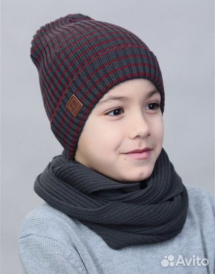Шапка и снуд для мальчика