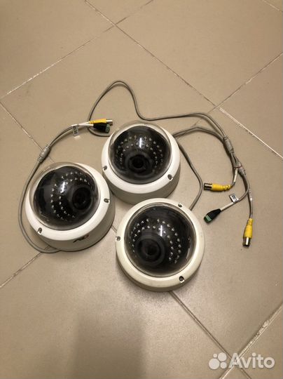 Камера видеонаблюдения с ик- подсветкой, купольная