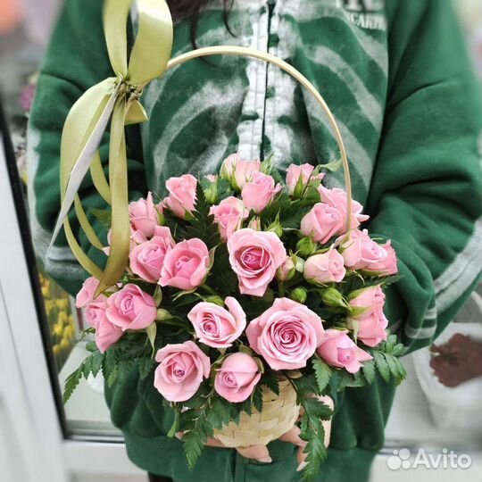 Цветы розы и букеты с доставкой круглосуточно 24