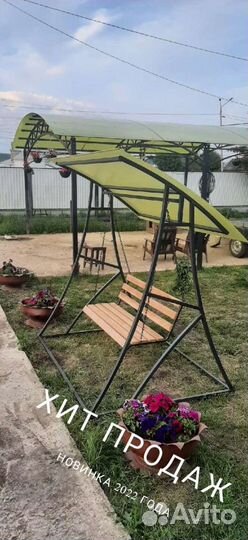 Садовые качели новые