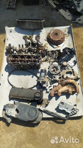 Двигатель в разборе Skoda Octavia A5