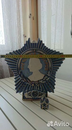 Штоф бутылка Гжель Орден в Золоте