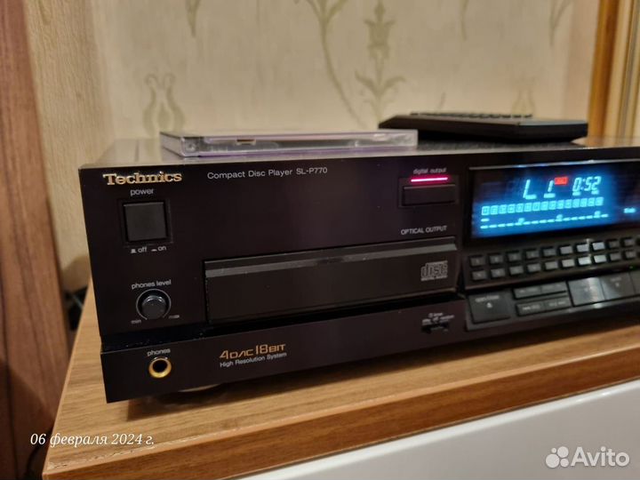 Cd проигрыватель technics sl-p770