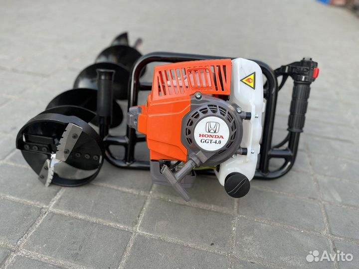 Мотобур Honda 4.0 + Шнек 200мм