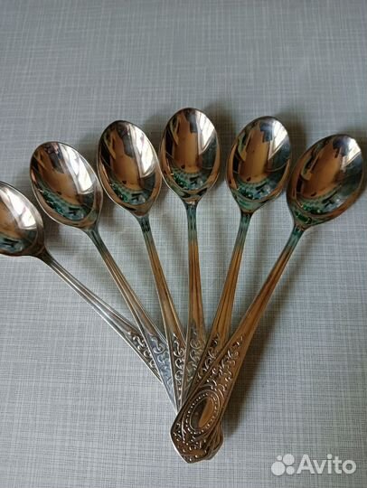 Чайные ложки из мельхиора СССР