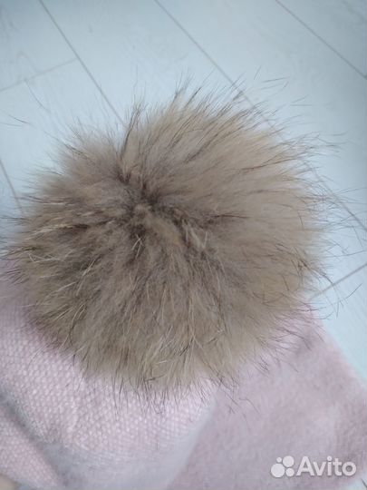 Комплект шапка и снуд для девочки