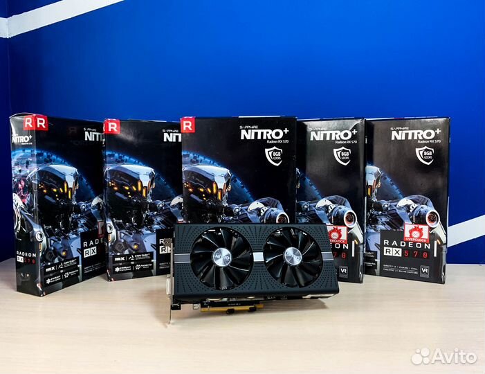 Видеокарта Sapphire Nitro+ Radeon RX570 8Gb 256Bit