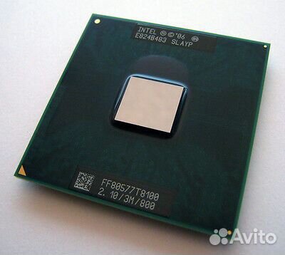 Процессор Intel Core 2 Duo T8100 (Socket P, Penryn