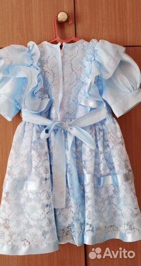 Платье кружевное детское 110 116