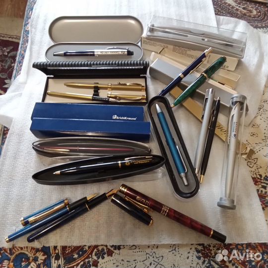 Ручки шариковые, перьевые