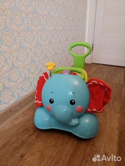 Слон каталка / толокар Fisher price