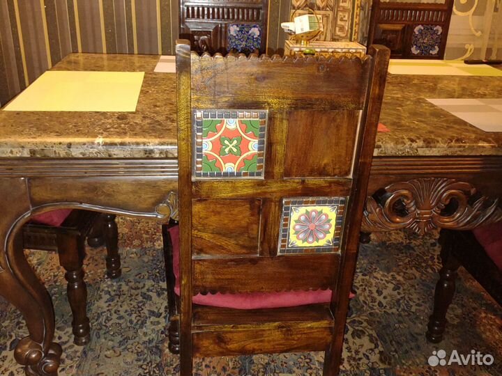 Обеденная группа индия стол стулья