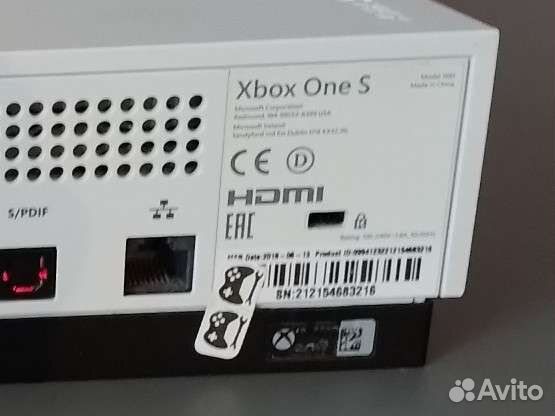 Xbox One S 1 тб SSD