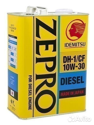5w-30 Idemitsu Zepro Diesel 4л