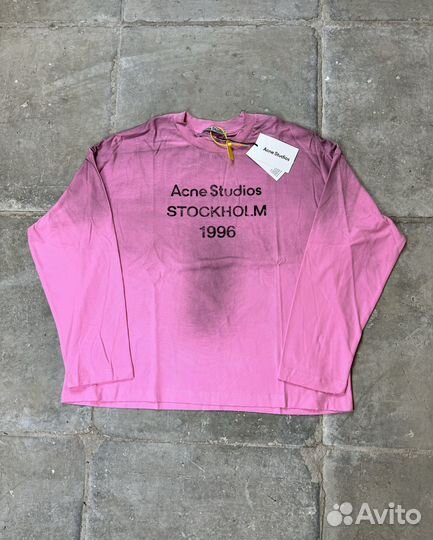 Лонгслив Acne Studios Pink Stockholm 1996, S-XL