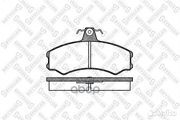 154 002SX 143 02143 00FDB287 колодки дисковы