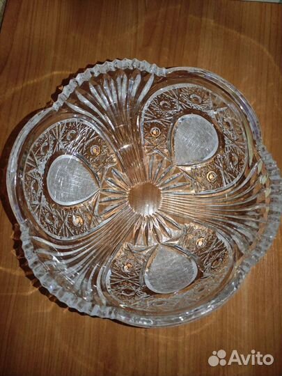 Хрустальное блюдо