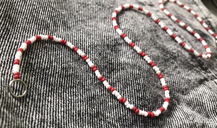 Ожерелье из бисера