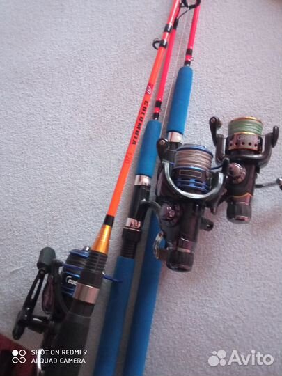 Спининги удочки катушки фидор бортовые удочки