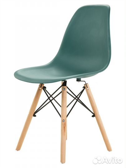 Стул в стиле eames DSW, темно-зеленый, 4 шт
