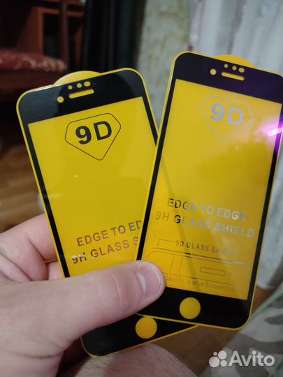 Защитное стекло iPhone 7/Huawei P Smat 2018