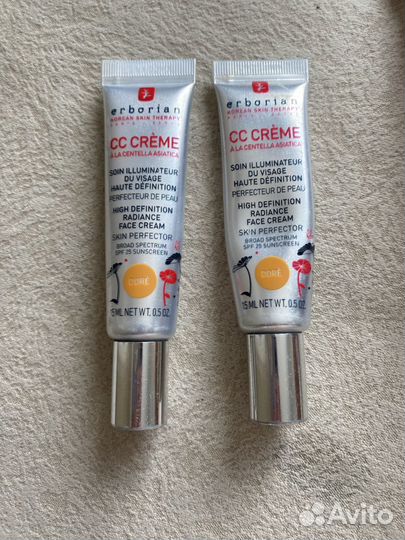 Erborian bb cc red correct крем