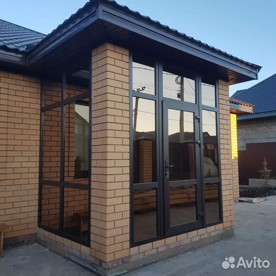 Остекление веранды пвх с ламинацией