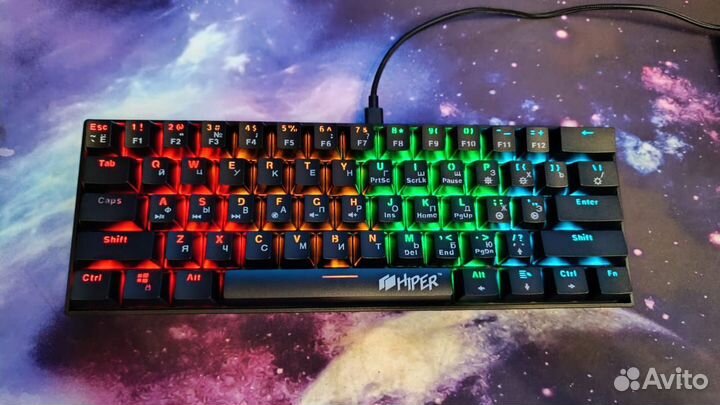 Клавиатура механическая 60% Hiper MK1 Spike